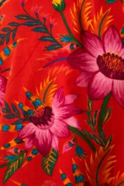 MAXI FLOWERS BLOUSE -Modern Dress World 295851 05