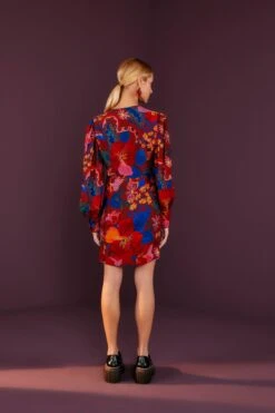 Farm Rio Red Wild Life Mini Dress 8 Farm Rio Red Wild Life Mini Dress -Modern Dress World 301790 03