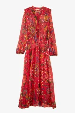 Farm Rio Red Sunset Tapestry Embroidered Maxi Dress 11 Farm Rio Red Sunset Tapestry Embroidered Maxi Dress -Modern Dress World 301808 06 1