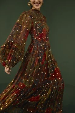 Farm Rio Black Rainforest Maxi Dress 6 Farm Rio Black Rainforest Maxi Dress -Modern Dress World 301812 03