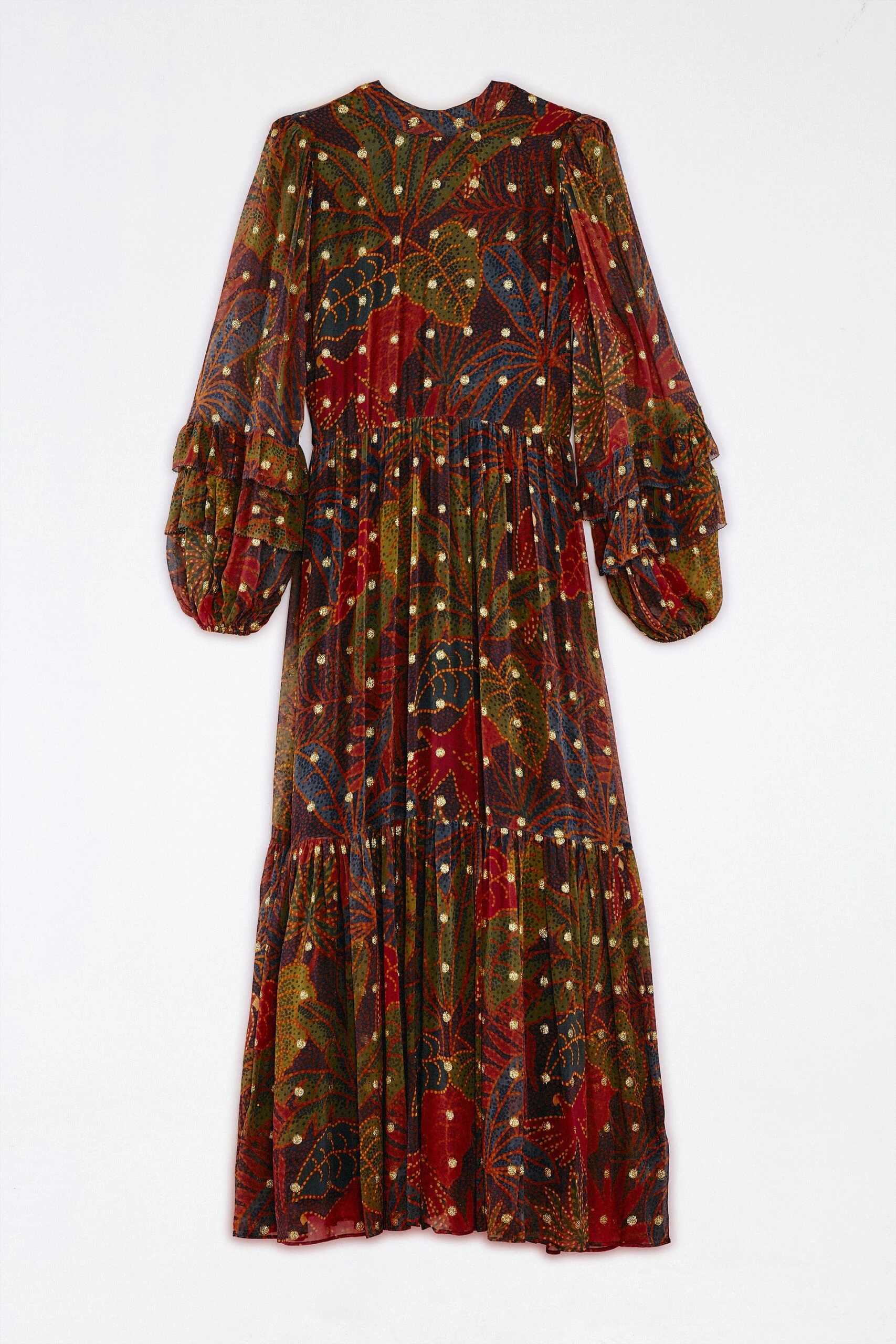 Farm Rio Black Rainforest Maxi Dress 4 Farm Rio Black Rainforest Maxi Dress - Image 4