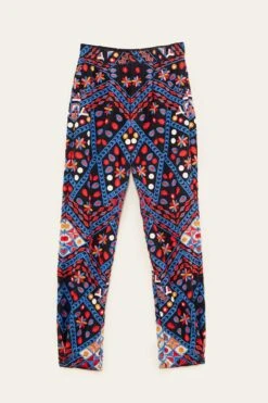 Farm Rio Embroidered Corduroy Pants -Modern Dress World 301854 05