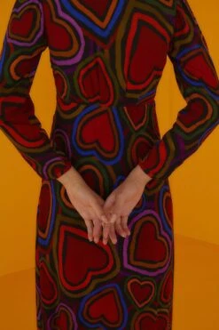 Farm Rio Rainbow Wild Hearts Maxi Dress -Modern Dress World 301861 03