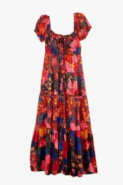 Farm Rio Mixed Wild Life Lenzing™ Ecovero™ Viscose Maxi Dress -Modern Dress World 301881 06