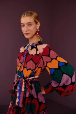 Farm Rio Full Of Hearts Mini Dress 8 Farm Rio Full Of Hearts Mini Dress -Modern Dress World 301905 03