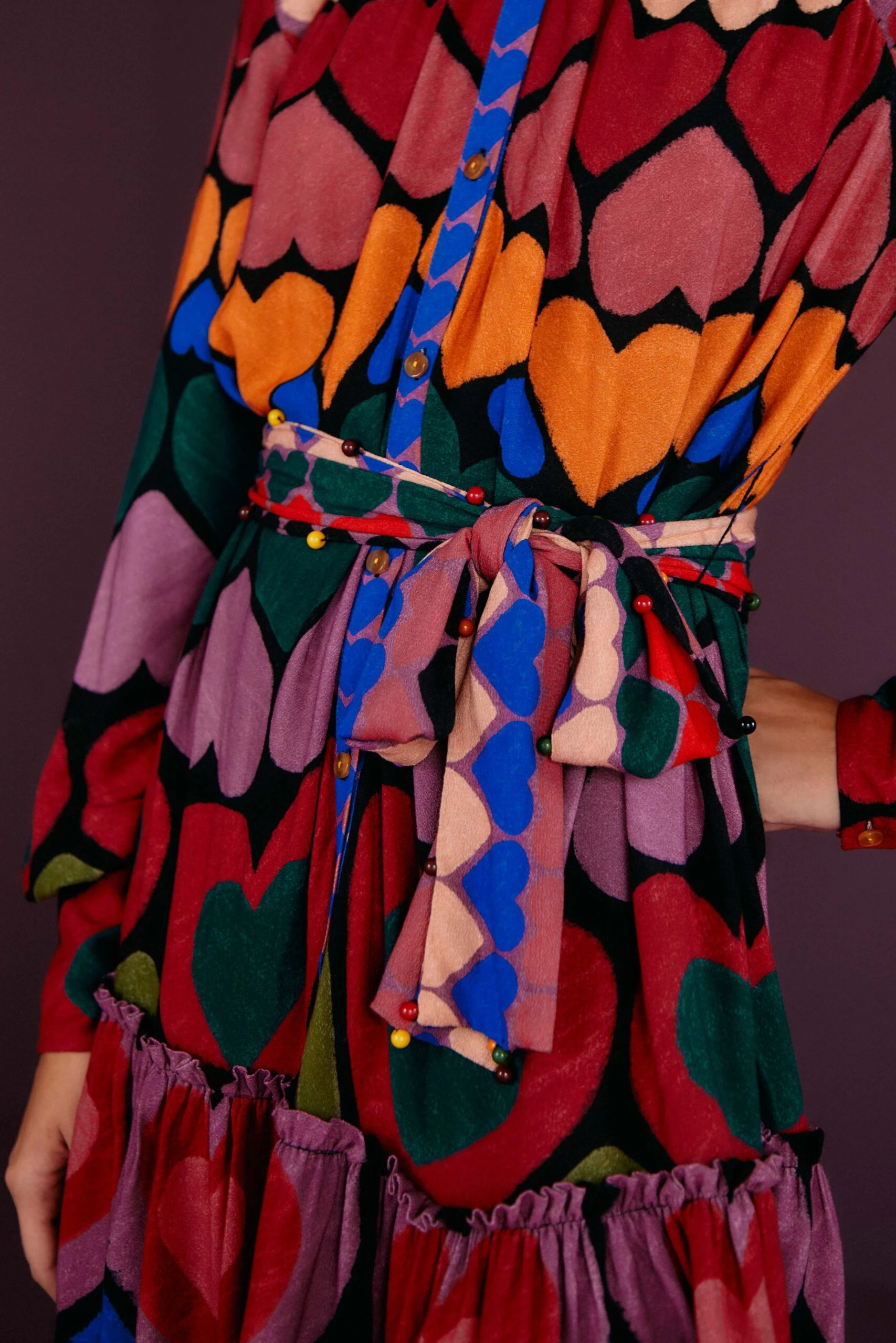 Farm Rio Full Of Hearts Mini Dress 5 Farm Rio Full Of Hearts Mini Dress - Image 5