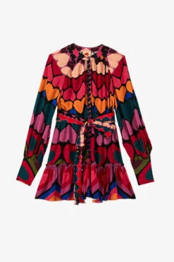 Farm Rio Full Of Hearts Mini Dress 11 Farm Rio Full Of Hearts Mini Dress -Modern Dress World 301905 06