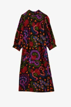 Farm Rio Black Jungle Fruits Midi Dress -Modern Dress World 301928 06