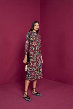 Farm Rio Mystic Trip Lenzing™ Ecovero™ Jersey Dress -Modern Dress World 301939 04