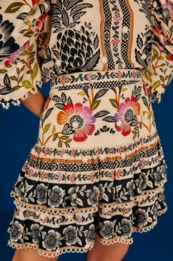 Farm Rio Romantic Garden Mini Skirt -Modern Dress World 301944 02 1