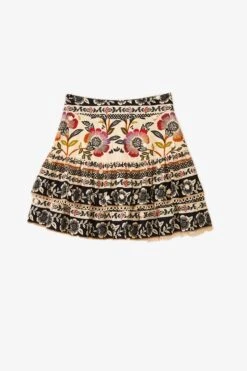 Farm Rio Romantic Garden Mini Skirt -Modern Dress World 301944 05