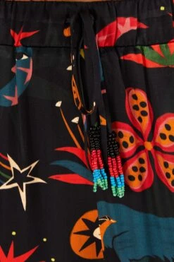 Farm Rio Black Cerrado Sky Pants 10 Farm Rio Black Cerrado Sky Pants -Modern Dress World 301994 06