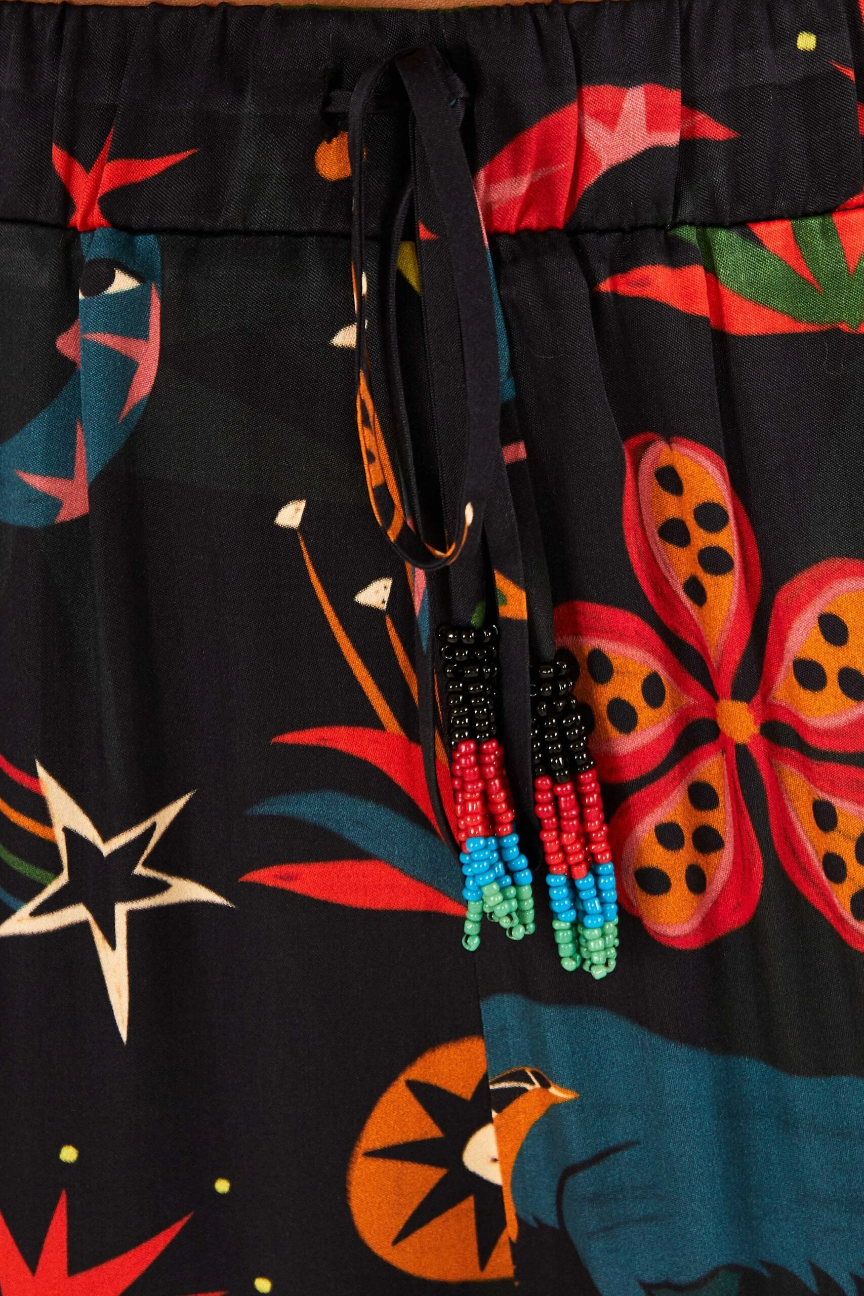 Farm Rio Black Cerrado Sky Pants 5 Farm Rio Black Cerrado Sky Pants - Image 5