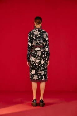 Farm Rio Black & White Cerrado Sky Shirt -Modern Dress World 302034 04