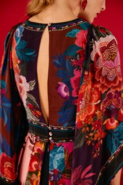 Farm Rio Flower Scarves Maxi Dress -Modern Dress World 302323 03