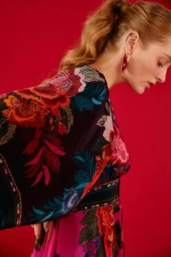 Farm Rio Flower Scarves Maxi Dress -Modern Dress World 302323 05