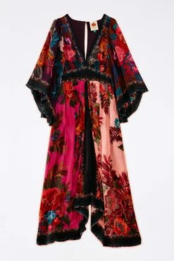 Farm Rio Flower Scarves Maxi Dress -Modern Dress World 302323 06