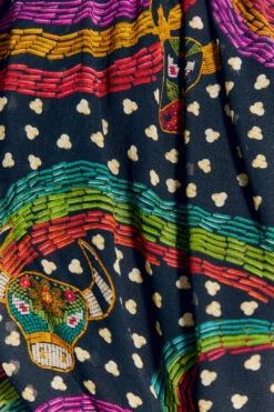 Farm Rio Rainbow Oxen Mini Dress -Modern Dress World 303807 05