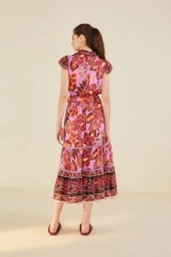 Farm Rio Sweet Floral Midi Dress -Modern Dress World 303821 02