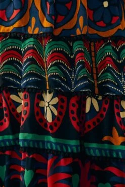 Farm Rio Black Night Sky Maxi Skirt -Modern Dress World 303828 05