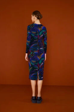 Farm Rio Amazonia Night Lenzing™ Ecovero™ Viscose Midi Dress 7 Farm Rio Amazonia Night Lenzing™ Ecovero™ Viscose Midi Dress -Modern Dress World 303850 03