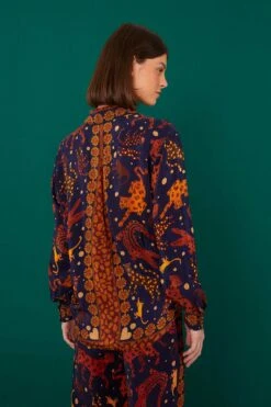 Farm Rio Navy Animal Sky Shirt -Modern Dress World 303857 03