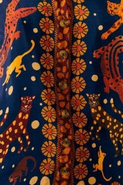 Farm Rio Navy Animal Sky Shirt -Modern Dress World 303857 04