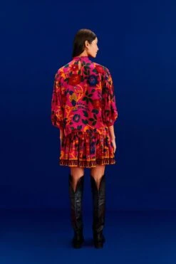 Farm Rio Pink Sweet Forest Blouse 7 Farm Rio Pink Sweet Forest Blouse -Modern Dress World 303876 03