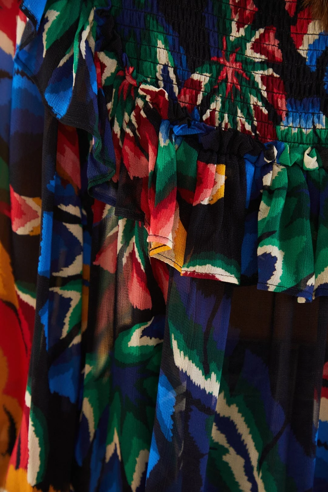 Farm Rio Black Chevron Forest Blouse 5 Farm Rio Black Chevron Forest Blouse - Image 5