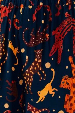 Farm Rio Navy Animal Sky Pants -Modern Dress World 303899 05