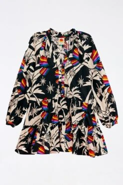 Farm Rio Toucans Wave Organic Cotton Mini Dress -Modern Dress World 303908 05