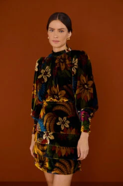 Farm Rio Macaw Ballet Mini Dress