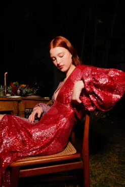 Farm Rio Hearts Sequin Midi Dress 8 Farm Rio Hearts Sequin Midi Dress -Modern Dress World 303943 05