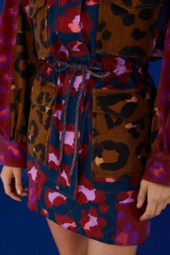 Farm Rio Mixed Leopards Canvas Jacket -Modern Dress World 303960 03