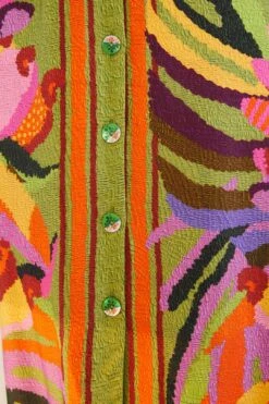 Farm Rio Toucans Scarf Lenzing™ Ecovero™ Viscose Midi Dress -Modern Dress World 303966 05