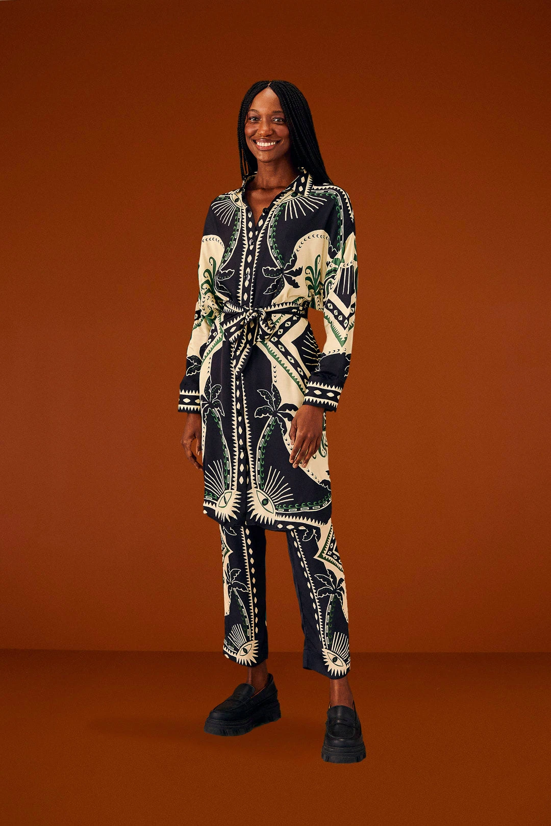 Farm Rio Mystic Scarf Lenzing™ Ecovero™ Viscose Pants 2 Farm Rio Mystic Scarf Lenzing™ Ecovero™ Viscose Pants - Image 2