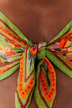 Farm Rio Toucans Scarf Lenzing™ Ecovero™ Viscose Crop Top 8 Farm Rio Toucans Scarf Lenzing™ Ecovero™ Viscose Crop Top -Modern Dress World 303977 04