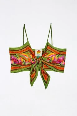 Farm Rio Toucans Scarf Lenzing™ Ecovero™ Viscose Crop Top 9 Farm Rio Toucans Scarf Lenzing™ Ecovero™ Viscose Crop Top -Modern Dress World 303977 06