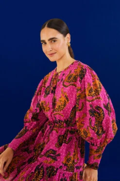 Farm Rio Pink Wild Leopards Mini Dress 9 Farm Rio Pink Wild Leopards Mini Dress -Modern Dress World 303984 03 1