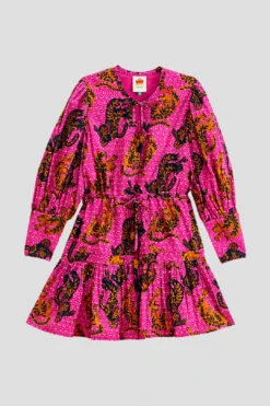 Farm Rio Pink Wild Leopards Mini Dress 12 Farm Rio Pink Wild Leopards Mini Dress -Modern Dress World 303984 06 2