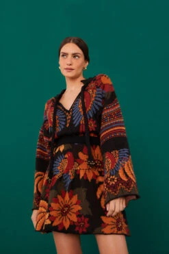 Farm Rio Macaw Ballet Ainika Sweater Skirt -Modern Dress World 304000 03