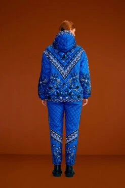 Farm Rio BlackMacaw Forest Reversible Puffer Jacket -Modern Dress World 304123 04