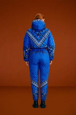 Farm Rio Black Macaw Forest Quilted Pants -Modern Dress World 304153 03