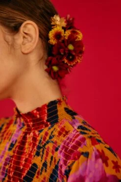 Farm Rio Yellow Floral Dream Blouse -Modern Dress World 304566 03 1