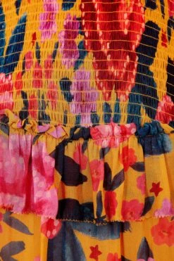 Farm Rio Yellow Floral Dream Blouse -Modern Dress World 304566 06 1