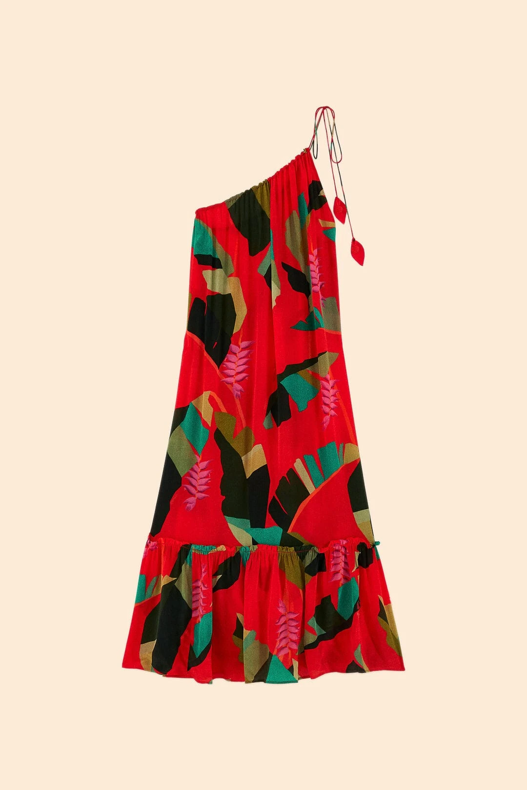 Farm Rio Red Heliconia Maxi Dress 6 Farm Rio Red Heliconia Maxi Dress - Image 6