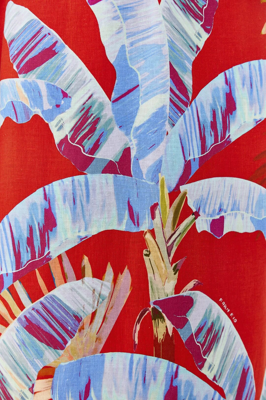 Farm Rio Red Sweet Jungle Cut Out Midi Dress 5 Farm Rio Red Sweet Jungle Cut Out Midi Dress - Image 5