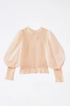 Farm Rio White Smocked Blouse 7 Farm Rio White Smocked Blouse -Modern Dress World 305375 04