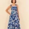 Farm Rio Sweet Rio Tie Strap Maxi Dress