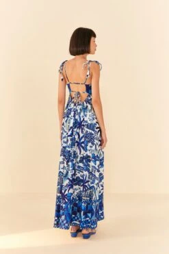 Farm Rio Sweet Rio Tie Strap Maxi Dress -Modern Dress World 306061 04